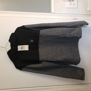 Spyder Men's Racer 1/4 Zip Hoodie Charcoal NWT